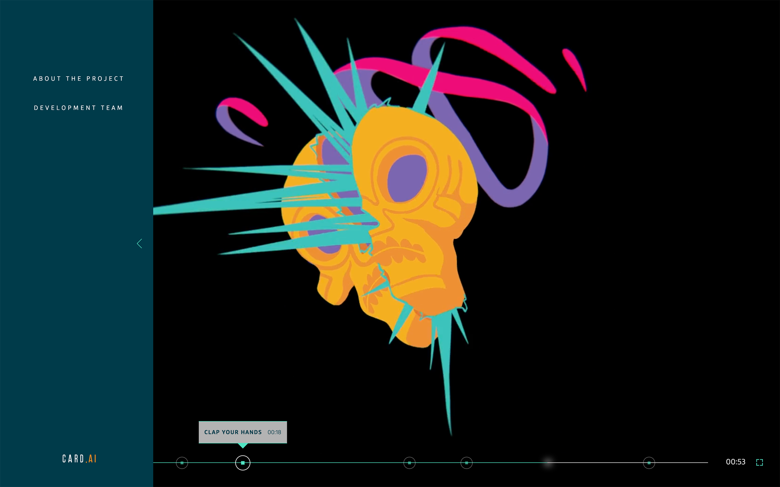 Screenshot of the Video Player App